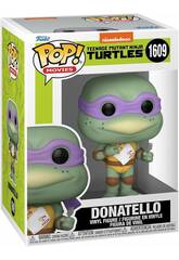 Funko Pop Movies Tartarugas Ninja Figura Donatello com Pizza 76045