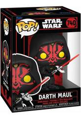 Funko Pop Star Wars Darkside Figura Darth Maul com Cabea Oscilante