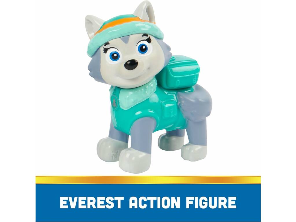Patrulha Pata Figura Everest e veículo Snow Plow Spin Master 6068772