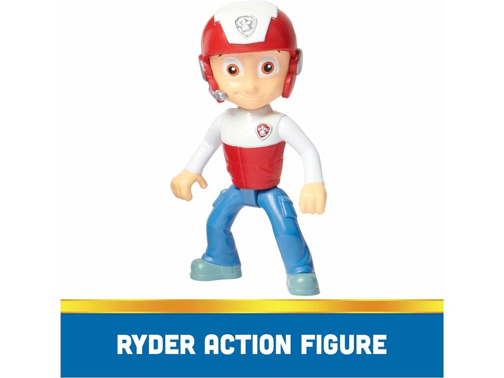 Patrulha Pata Figura Ryder e Veículo Rescue ATV Spin Master 6069067