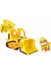 Véhicule Bulldozer Rubble Team avec figurine Rubble Spin Master 6066511