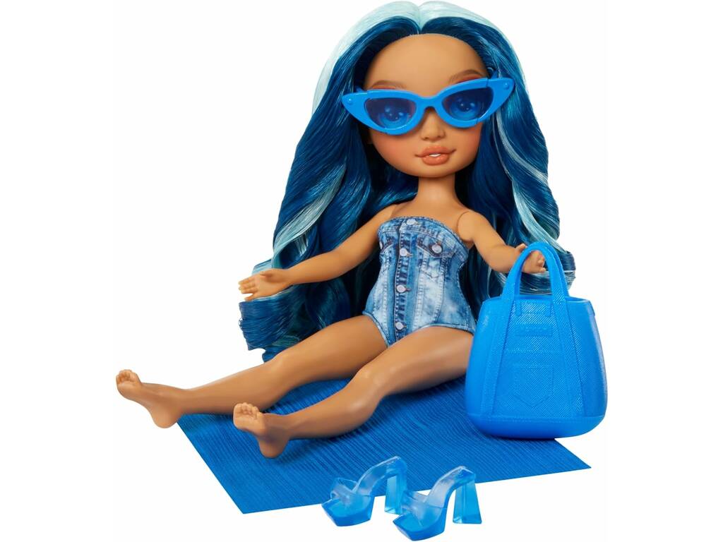 Poupée Rainbow High Fun in the Sun Skyler Blue