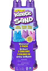 Kinetic Sand Shimmer Multipack Areia Mgica Brilhante Spin Master 6053520
