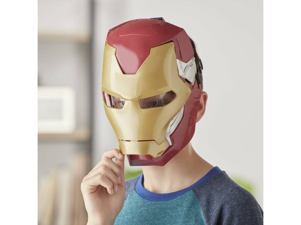 Avengers Iron Man Maschera con luci Hasbro E6502