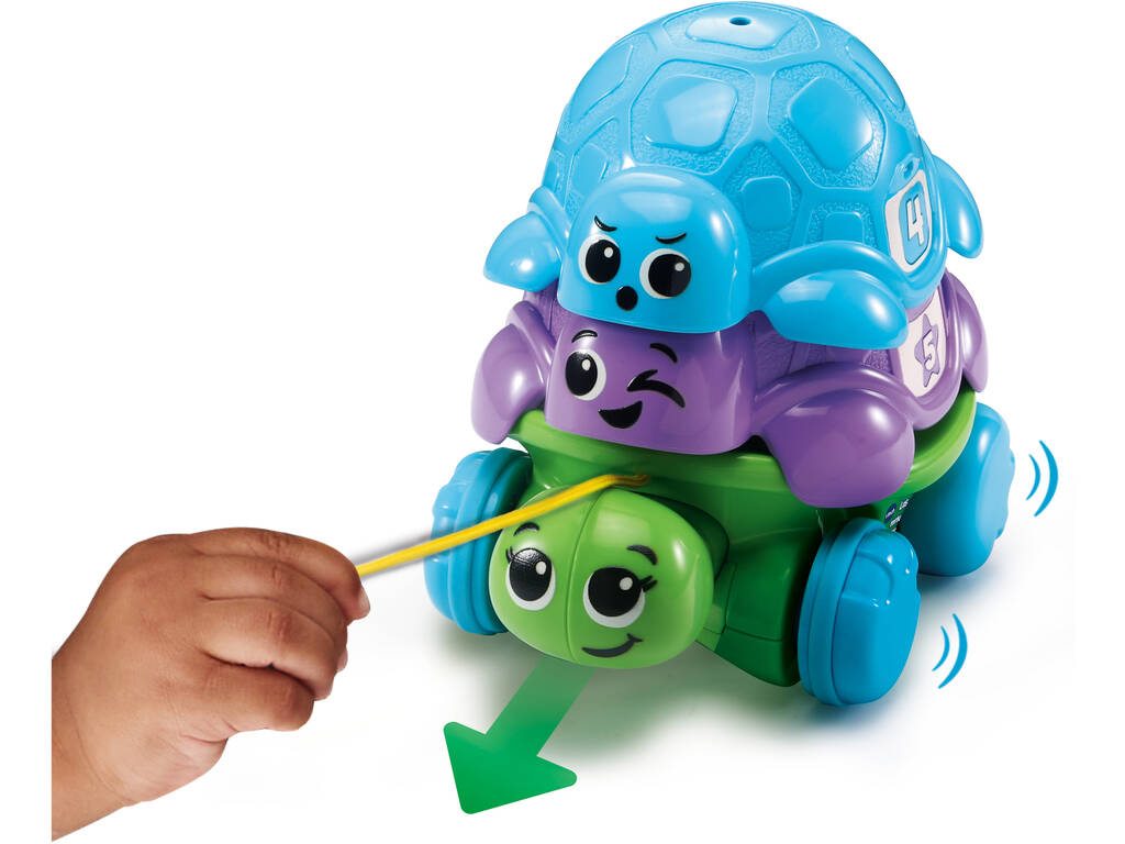 Stapelbare farbige Regenbogenschildkröten von Vtech 80-609322