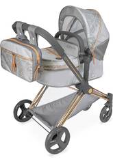 Cityx DeCuevas 81777 Zusammenklappbarer 3-in-1-Puppenwagen