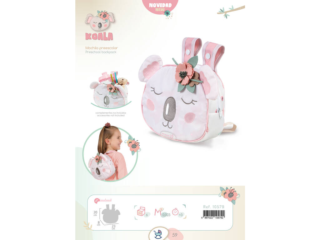 Mochila Infantil Koala DeCuevas 10579