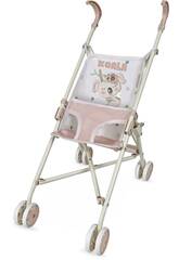 DeCuevas Koala Chaise pliante pour poupées Chariot 90079