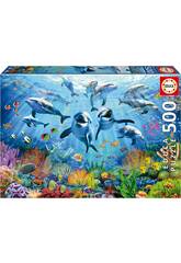 Puzzle 500 Party Under the Sea Educa 19901