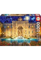 Puzzle 1000 Fontana Di Trevi, Rom Educa 19923