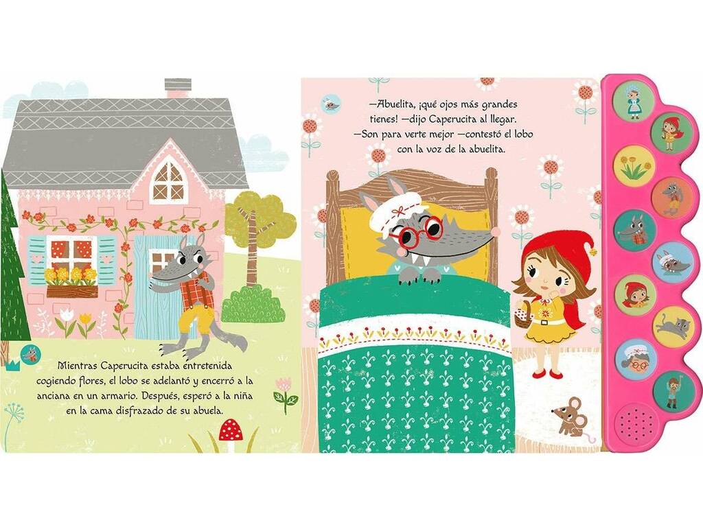 Livre Écoutez l'histoire du Petit Chaperon Rouge avec les sons