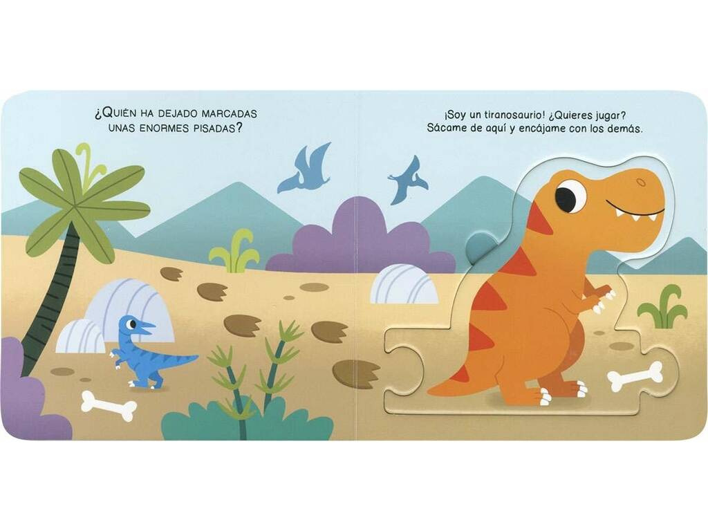 Mon premier livre de puzzles sur les dinosaures