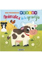 Libro I miei primi puzzle Animali della fattoria