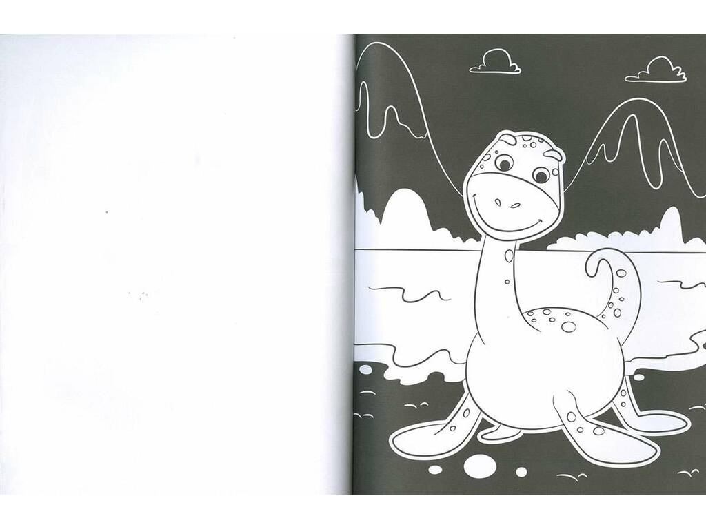 Neonmarkerbuch für Dinosaurier Susaeta S6089001