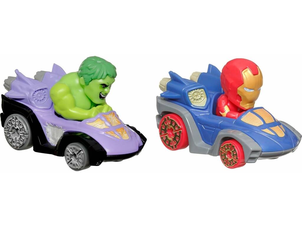 Hot Wheels RacerVerse Pack 2 Autos mit Charakter Mattel HRT55