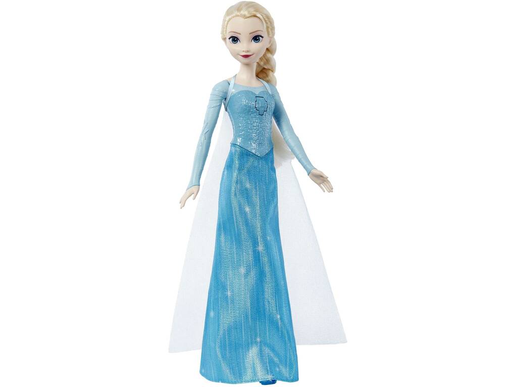 Frozen Doll Elsa Musical in Portuguese Mattel HMG38