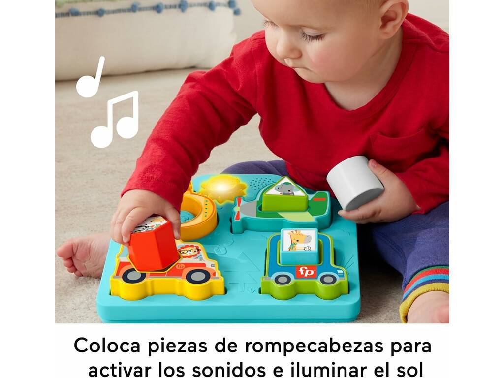 Fisher Price Puzzle de Veículos com Sons Mattel HRP31