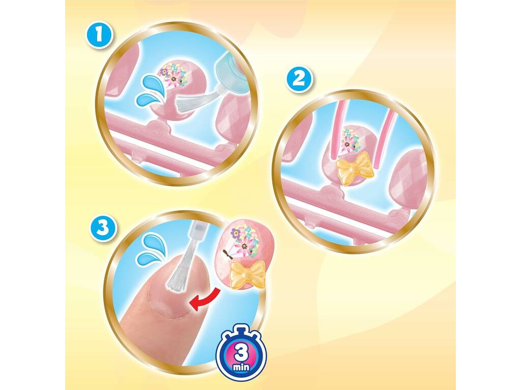 Aquabeads Set de rechange pour ongles Cœurs et nœuds