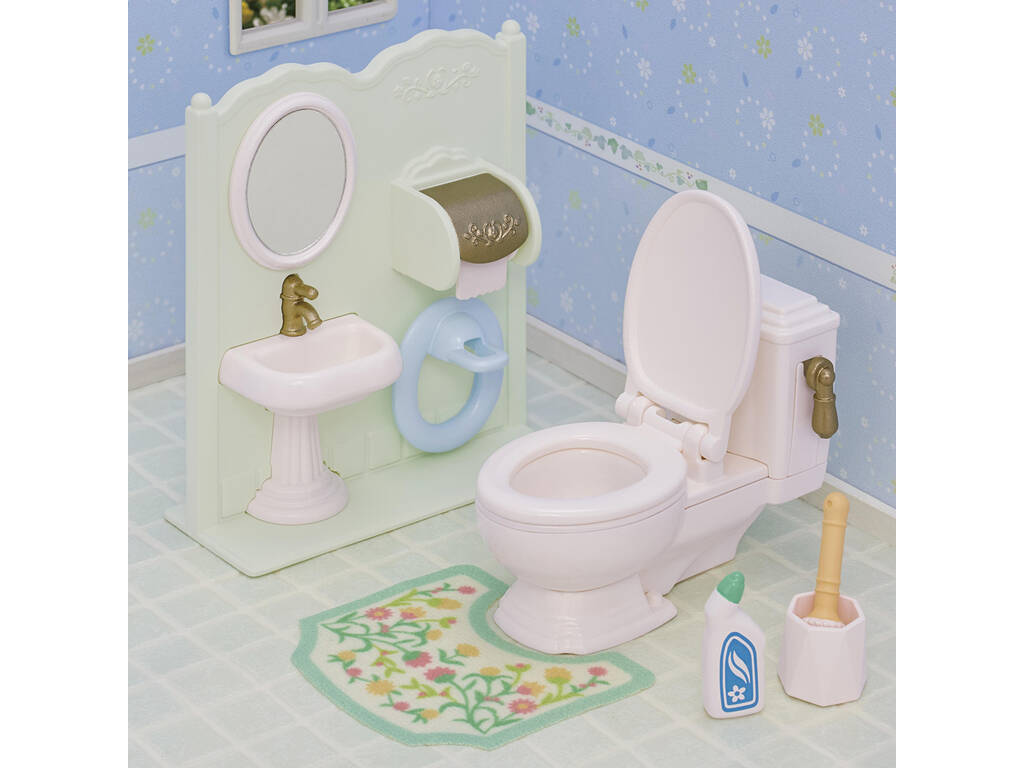 Sylvanian Families Epoch To Imagine Bathroom Set 5740