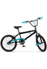 Bicicleta 20? BMX Rueda Fina Negra y Azul Toimsa 547