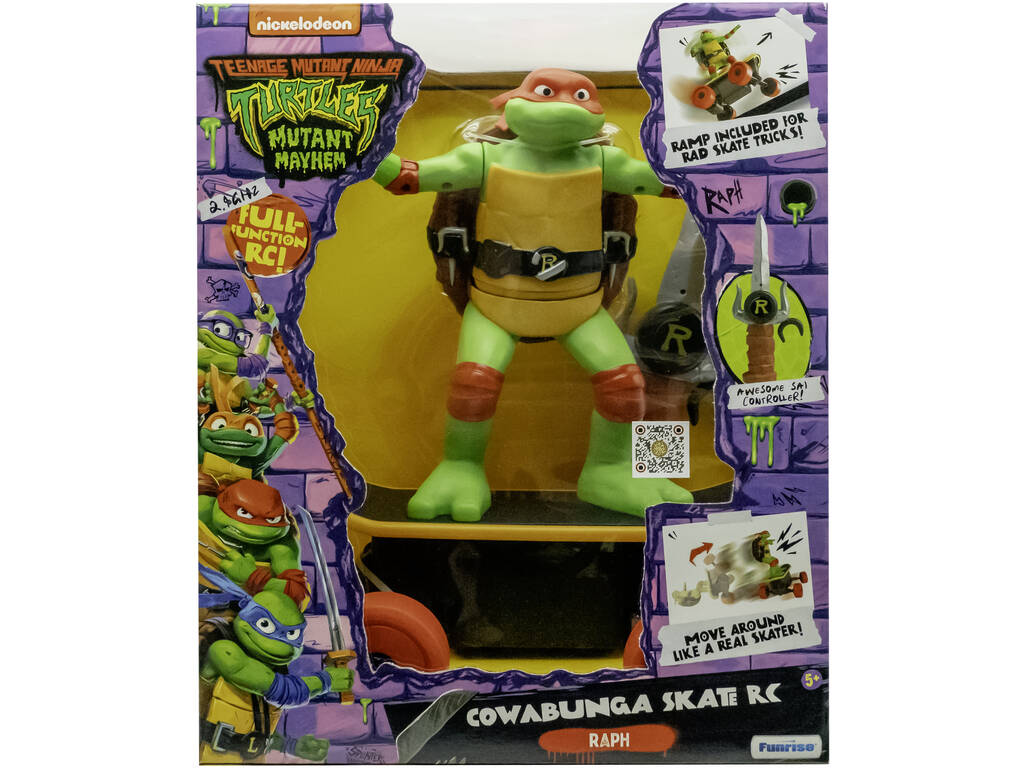 Tortues Ninja Radio Control Cowabunga Skater Funrise 71039