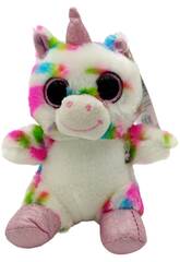 Peluche Licorne arc-en-ciel 14 cm