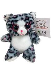 Peluche 14 cm Leopardo Cinzento