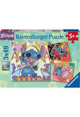 Puzzle Stitch 3x49 Peas Ravensburger 12001070