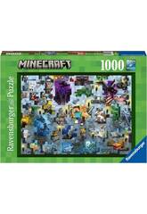 Puzzle 1000 pices Minecraft Mobs Ravensburger 17188