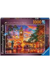 Puzzle 1.000 Peças Praça do Parlamento - Londres Ravensburger