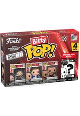 Funko Pop Bitty WWE Pack 4 Mini Figuras 75464