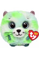 Peluche 7 cm. Evie Gato Verde TY 42537