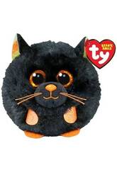 Peluche 7 cm. Mystic Gato Negro TY 42544