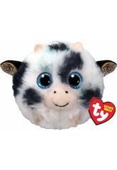 Peluche 7 cm Puffies Moophy Cow di TY 42556