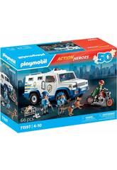 Playmobil Action Heroes Transporte Dinero Policía 71597