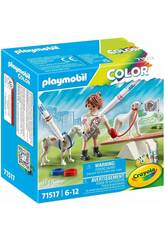 Playmobil Color Crayola Addestramento di cani