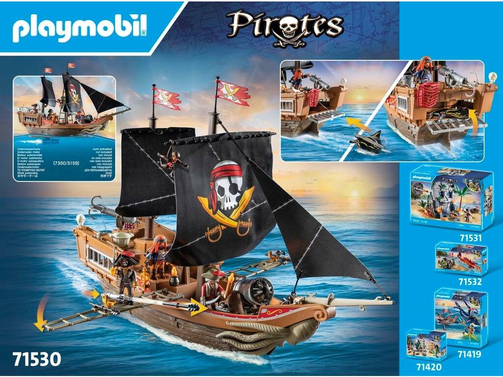 Playmobil Pirates Grande Navio Pirata