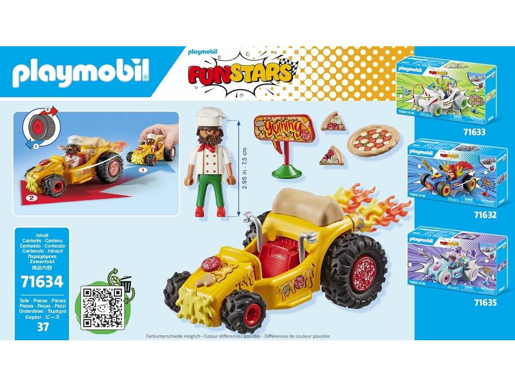 Playmobil FunStars Racing Pizza 71634