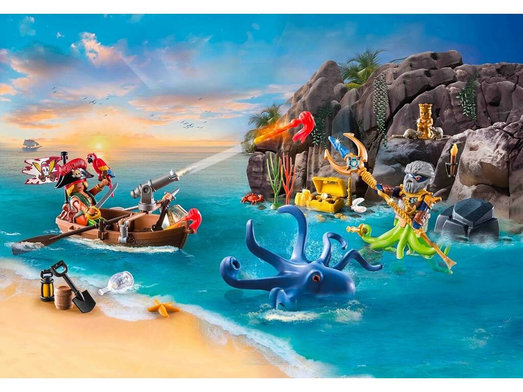 Calendrier de l'Avent Playmobil Pirates 71636