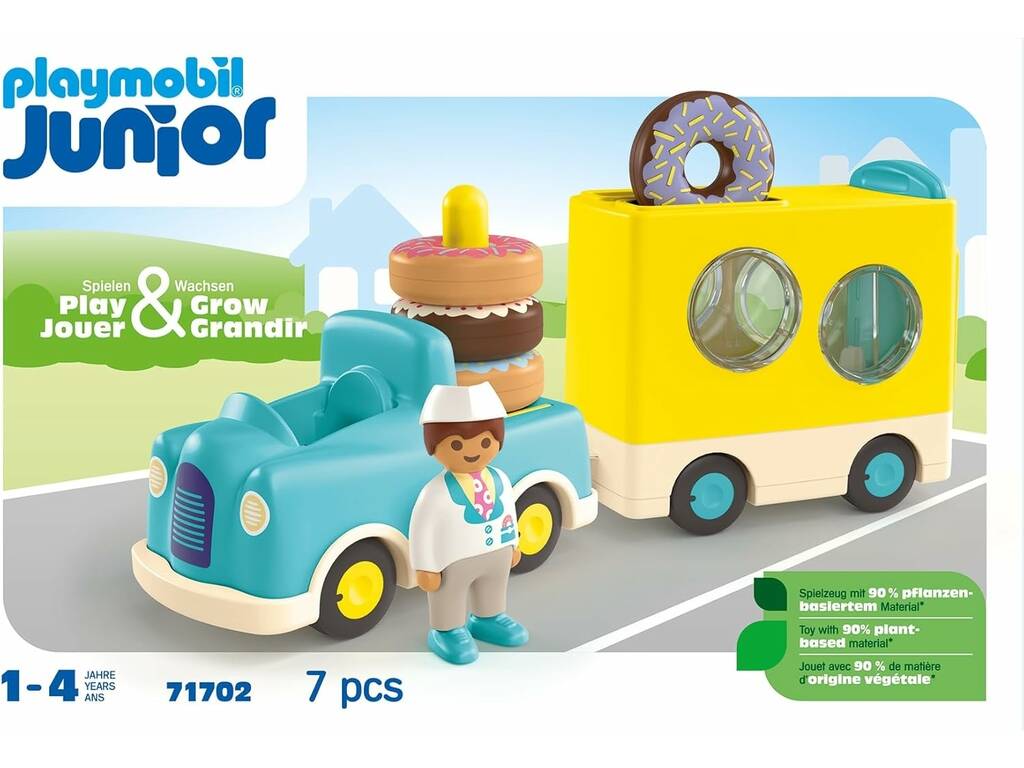 Playmobil Junior Caminhão de Rosquinhas 71702