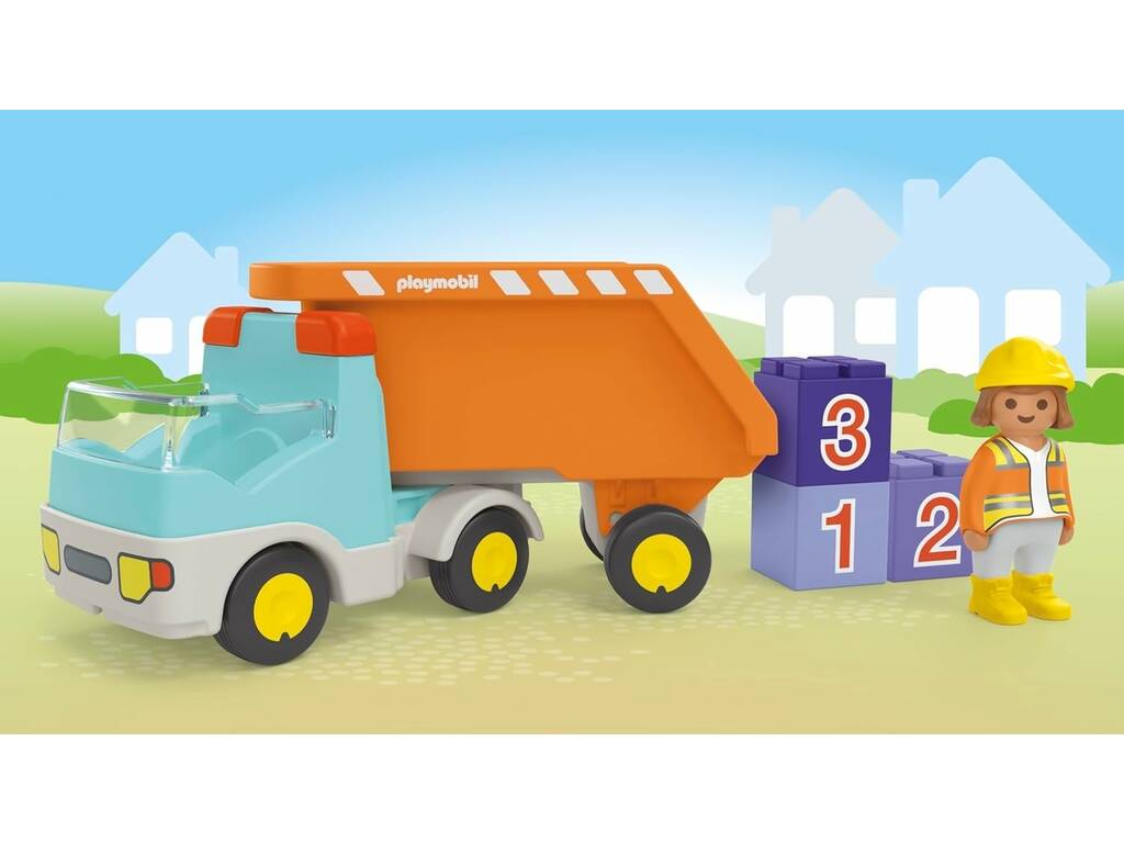 Playmobil Junior Camion à benne basculante 71685