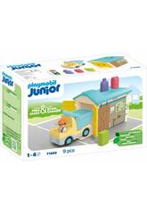 Playmobil Junior Camion con garage 71686