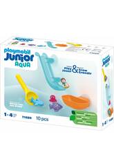 Playmobil Junior Aqua Angelspa mit Meeresbewohnern 71689