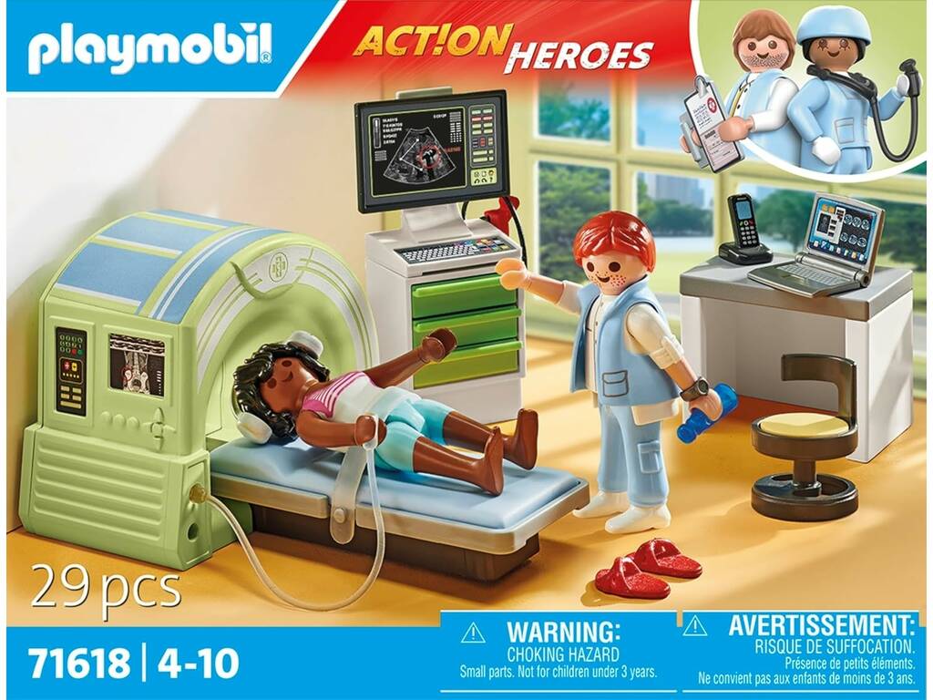 Playmobil Action Heroes Resonancia con Paciente 71618