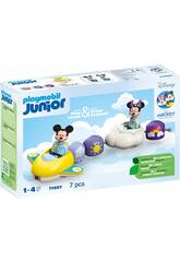 Playmobil Junior Disney Mickey And Friends Mickey e Minnie Trem Nuvem 71697