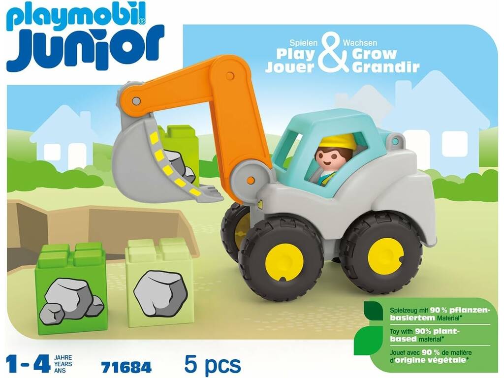 Playmobil Junior Pala Excavadora 71684