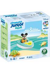 Playmobil Junior Aqua Disney O Passeio de Barco do Mickey Mouse