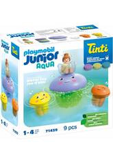 Playmobil Junior Aqua y Tinti Familia de Medusas de Colores 71439