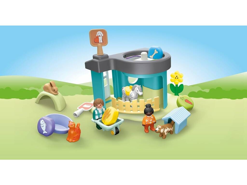 Playmobil Junior Casa de Animales 71690