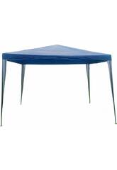 3x3 Mtres Gazebo Rafia Bleu